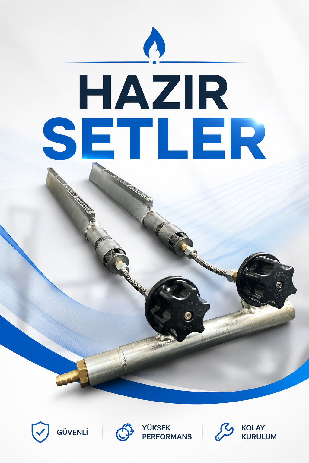 Montaja Hazır Gaz Armatür Set Kombinasyonları
