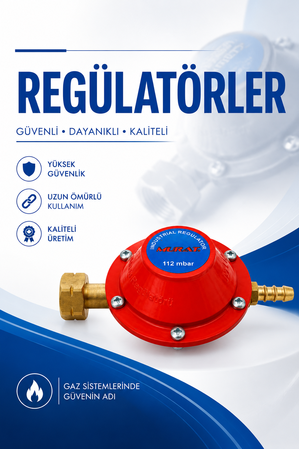 Sanayi Tipi Gaz Regülatörleri ve Dedantörleri
